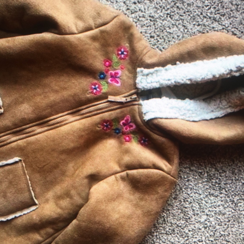 Butterfly flowers keep warm in winter jackets
